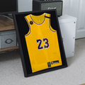 Avalo Wissellijst - Inlijsten Voetbal Shirt - 3D Box Frame - 60x80 CM - Zwart - Diepe lijst - Shirt Inlijsten In Fotolijst