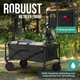 Avalo Bolderkar - Opvouwbaar - Tot 90KG - 80x47x49 CM - 80L - 360º Wielen - Zwart