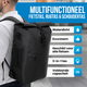 Avalo Fietstas - Rugzak/Schoudertas/Fietstas - 25L - Waterdicht - Zwart - Enkele Fietstas Voor Alle Fietsen - Fietstassen Voor Electrische Fietsen