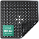 Avalo Badmat / Antislipmat Douche - 53x53CM - Zwart - Met Zuignappen - Douchemat Antislip voor Douche - Badkamermat