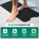 Avalo Badmat / Antislipmat Douche - 100x40CM - Zwart - Met Zuignappen - Douchemat Antislip voor Douche - Badkamermat
