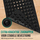 Avalo Badmat / Antislipmat Douche - 100x40CM - Zwart - Met Zuignappen - Douchemat Antislip voor Douche - Badkamermat
