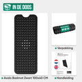 Avalo Badmat / Antislipmat Douche - 100x40CM - Zwart - Met Zuignappen - Douchemat Antislip voor Douche - Badkamermat