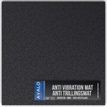 Avalo Anti Trillingsmat Wasmachine en Wasdroger - 60 x 60 CM - Geluidsdempende Antislip Mat - Trillingsdemper - Rubber Mat