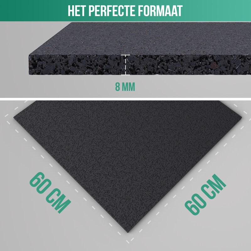 Avalo Anti Trillingsmat Wasmachine en Wasdroger - 60 x 60 CM - Geluidsdempende Antislip Mat - Trillingsdemper - Rubber Mat