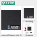 Avalo Anti Trillingsmat Wasmachine en Wasdroger - 60 x 60 CM - Geluidsdempende Antislip Mat - Trillingsdemper - Rubber Mat