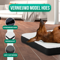 Avalo Orthopedisch Hondenkussen M - 76x51 cm - Wasbaar / Traagschuim / Antislip - Orthopedische Hondenmand