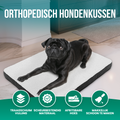 Avalo Orthopedisch Hondenkussen XL - 112x81 cm - Wasbaar / Traagschuim / Antislip - Orthopedische Hondenmand