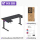 Avalo Gaming Bureau - 160x100x75 CM - L Vormig Hoekbureau - Game Desk Met LED Verlichting - Tafel - Zwart