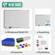 Avalo Whiteboard 60x90 cm - 14 in 1 set - Whiteboard Magnetisch inclusief Markers, Magneten & Wisser