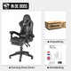 Avalo Gaming Stoel - Gamestoel - Ergonomische Bureaustoel Verstelbaar - Game Stoel - Gaming Chair - Zwart