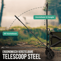 Avalo Bolderkar - Opvouwbaar - Tot 90KG - 80x47x49 CM - 80L - 360º Wielen - Groen