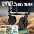 Avalo Bolderkar XL - Opvouwbaar - Tot 110KG - 91x51x103 CM - 120L - 360º Wielen - Blauw