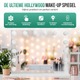 Avalo - Make Up Spiegel Met Verlichting - 80x60 CM - Hollywood Spiegel - Spiegel Met Verlichting - Make Up Spiegel - 3 Dimbare Lichtstanden - 10x Vergroting - Ingebouwde USB Lader