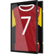 Avalo Wissellijst 80x60 cm Zwart - Diepe Fotolijst Box Frame - Geschikt voor Voetbal Shirt Inlijsten - Openklapbaar