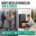 Avalo Pakketbrievenbus - Pakketkluis voor Buiten - Pakketbox Antraciet - Afsluitbaar met Slot - Wandmontage of Vrijstaand