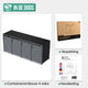 Avalo Kliko Ombouw 4 Vaks - Containerombouw voor 4 Containers - Afvalcontainer Ombouw Metaal - Antraciet 7016 Containerberging