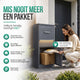 Avalo Pakketbrievenbus - Pakketkluis Met LED Verlichting voor Buiten - Pakketbox Antraciet - Afsluitbaar met Slot - Wandmontage of Vrijstaand