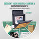 Avalo Brievenbus Antraciet Met Houtlook RVS - Met Krantenvak en Slot - Incl. Montagemateriaal & 2 Sleutels
