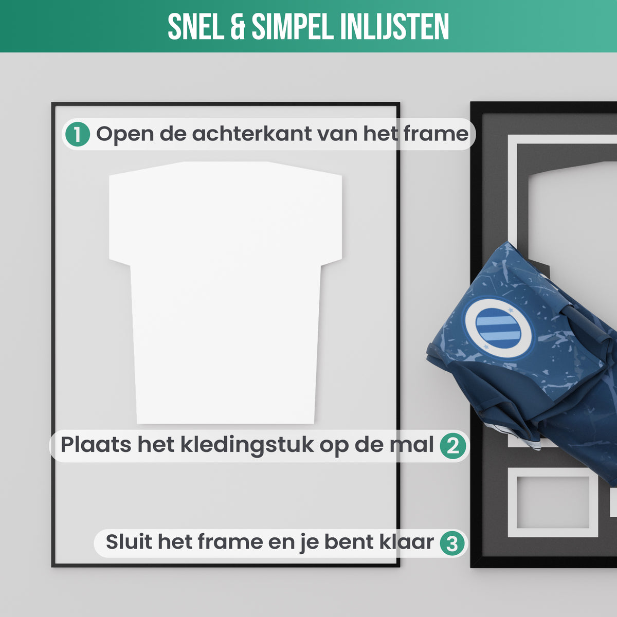 Avalo Wissellijst Aluminium - Inlijsten Voetbal Shirt - 3D Box Frame - 90x70 CM - Zwart - Diepe fotolijst - Shirt Inlijsten In Fotolijstje