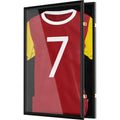Avalo Wissellijst 90x70 cm Zwart - Diepe Fotolijst Box Frame - Geschikt voor Voetbal Shirt Inlijsten - Openklapbaar