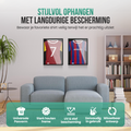 Avalo Wissellijst 90x70 cm Zwart - Diepe Fotolijst Box Frame - Geschikt voor Voetbal Shirt Inlijsten - Openklapbaar